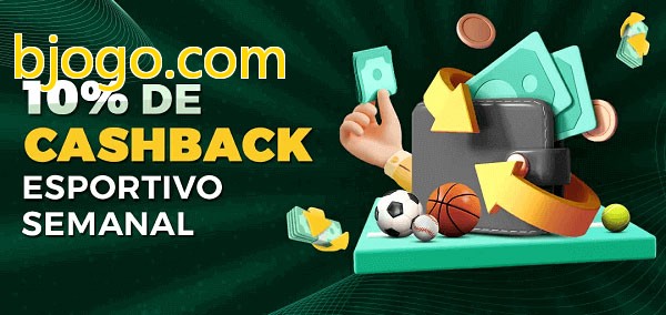 10% de bônus de cashback na bjogo.com